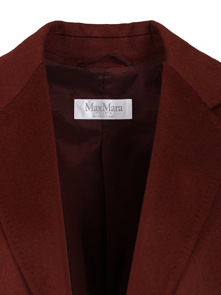 Max Mara Single-Breasted Blazer Giacche - Bordeaux | 7507fd3e6aa45e8717ed4e29c4f11903cd7ff579