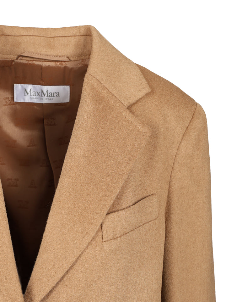 Max Mara Camel Drap Blazer Giacche - Beige | 8479be19d0b6abb2c66315c84b8b26cffc8d6a55