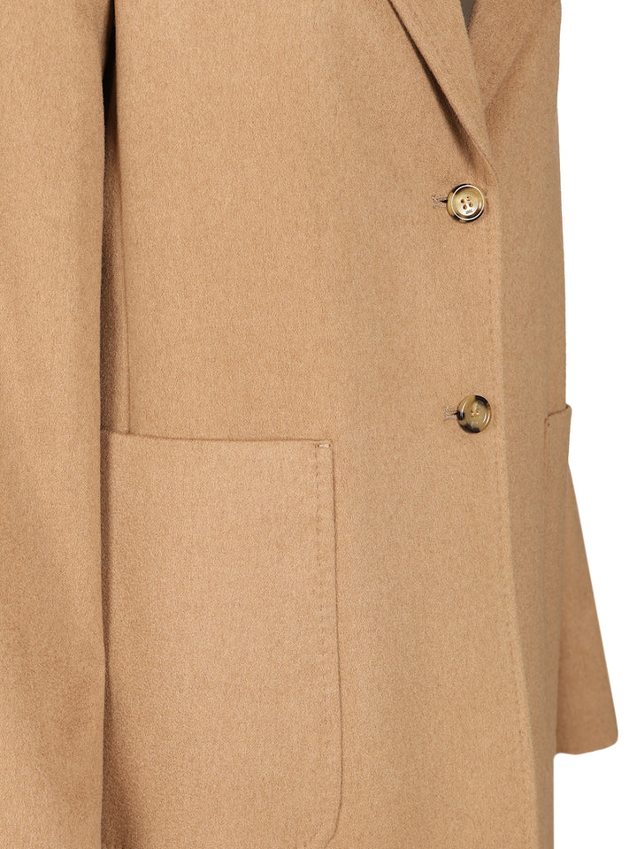Max Mara Camel Drap Blazer Giacche - Beige | c37640587b3cb942556d289845d8554daabe7275