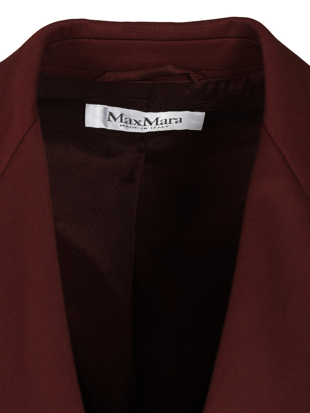 Max Mara Double-Breasted Wool Blazer Giacche - Bordeaux | 19a79cdcbe22d08e45cb5f34e91ad38924f703fb