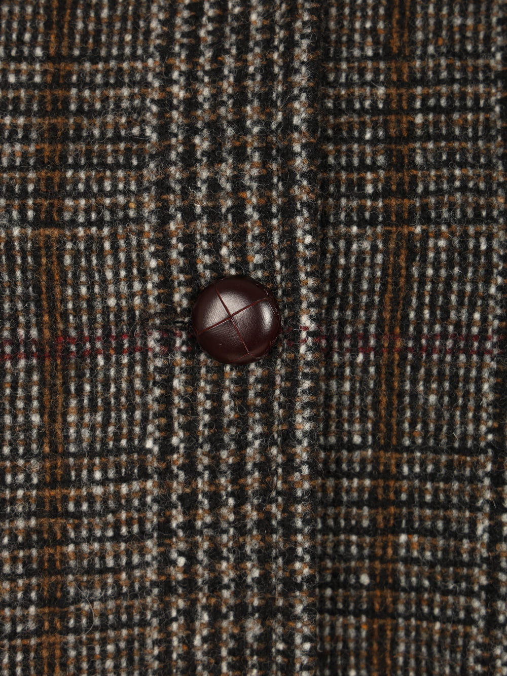 Weekend Max Mara Prince Of Wales Wool Midi Coat Coats - Marrone | 5073cb4f260bbb78e4934a6a1224dbe3ed53b80a