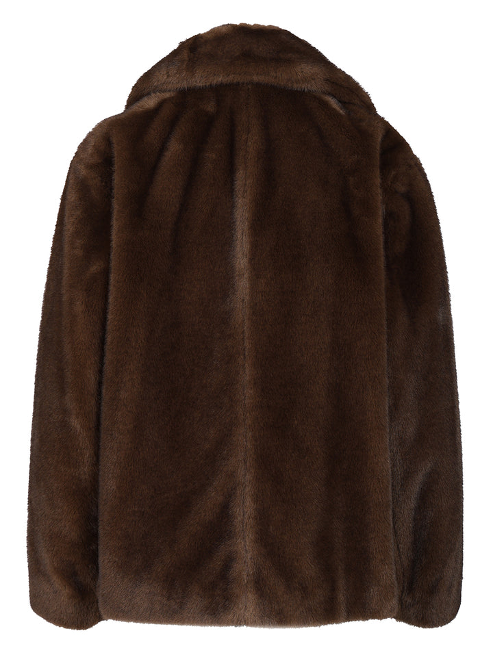 'S Max Mara Double-Breasted Jacket Coats - Marrone | 720364d1aeb5aaecd091bbe55d48f0dfead58ef4