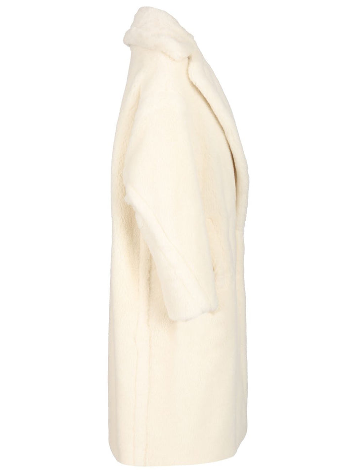 Max Mara Teddy Bear Icon Coats - Bianco | 68c5d8fcd9398ab24142f021ab91ad215dba8252