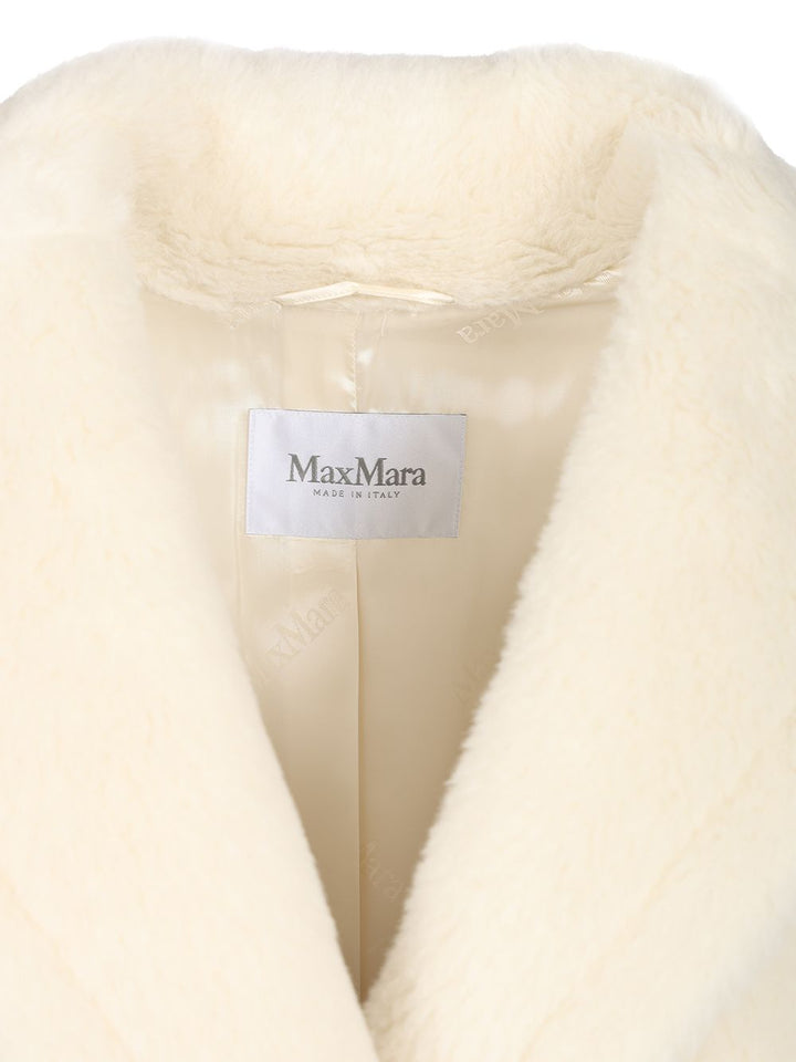 Max Mara Teddy Bear Icon Coats - Bianco | a664ec913bd3a6ebf0fb1990e69f5e246a87e210