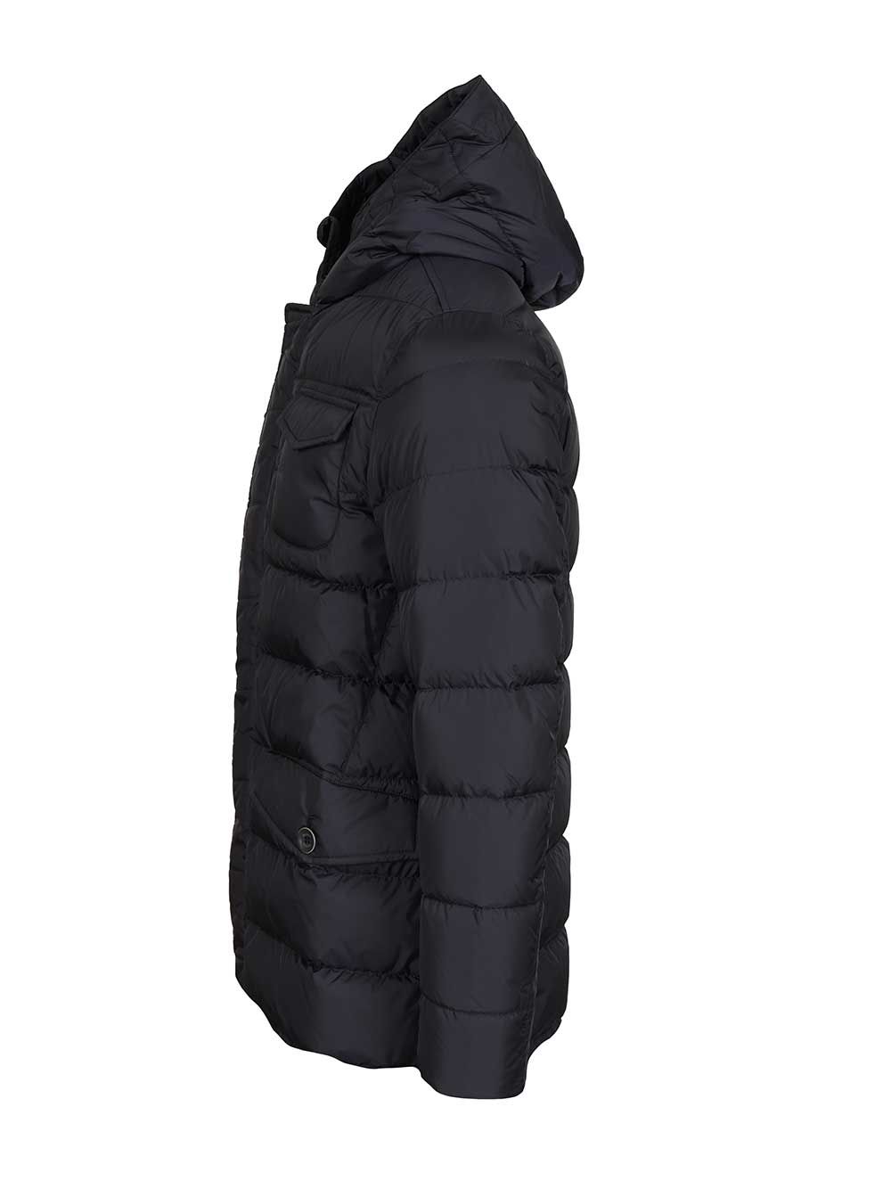 Herno A-Shape Parka In Chamonix Nylon Giacche - Blu | 0fb74797504fe346d281f6b84c9212923e19fd85