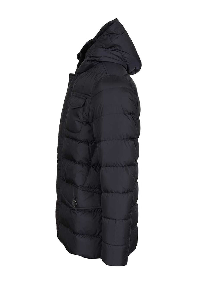 Herno A-Shape Parka In Chamonix Nylon Giacche - Blu | 0fb74797504fe346d281f6b84c9212923e19fd85