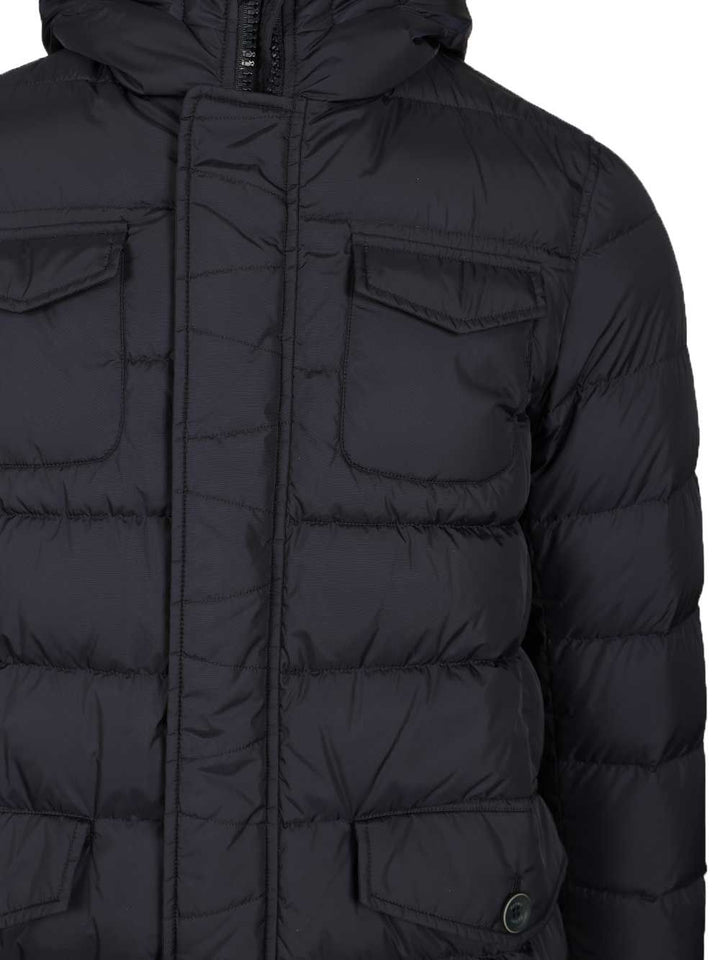 Herno A-Shape Parka In Chamonix Nylon Giacche - Blu | ebee6411e42b733cc20c5a9f17613064a27bc40e