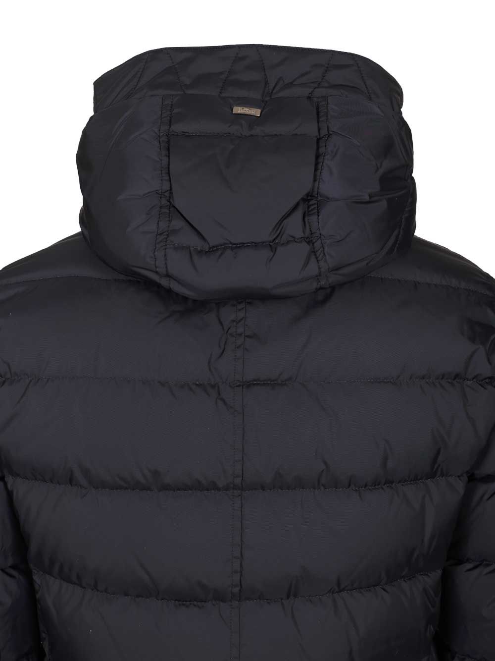 Herno A-Shape Parka In Chamonix Nylon Giacche - Blu | 1ac53fea96ad4c399cbc468b292bfdabbd1bab66