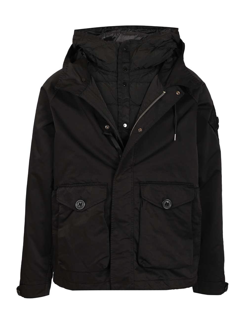 C.P. Company Hooded Jacket Giacche - Nero | f3dd4fd014f06f623b92971b9b0a080916a3f3b4