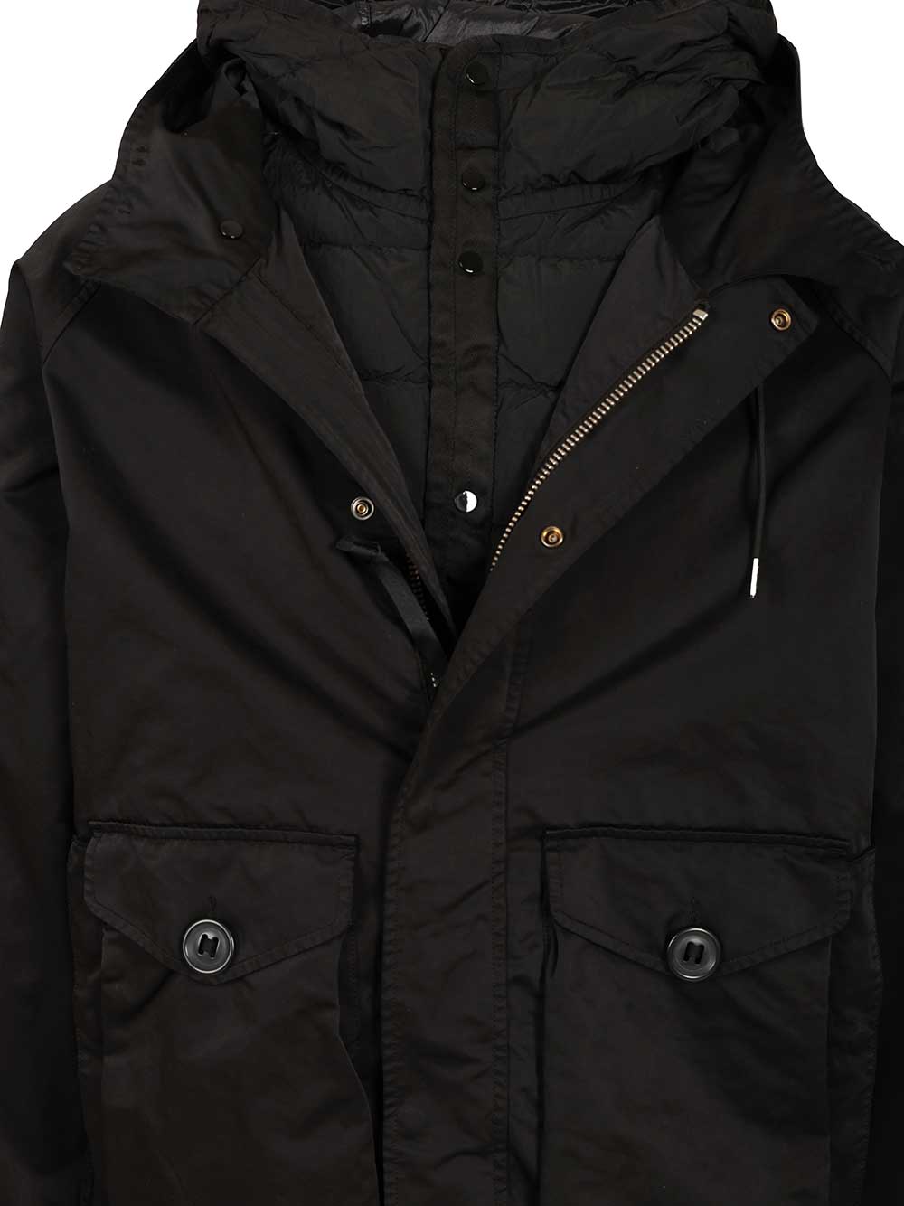 C.P. Company Hooded Jacket Giacche - Nero | 5a07b59bc3dec35328bca738fb6ab5a2ca0a5385
