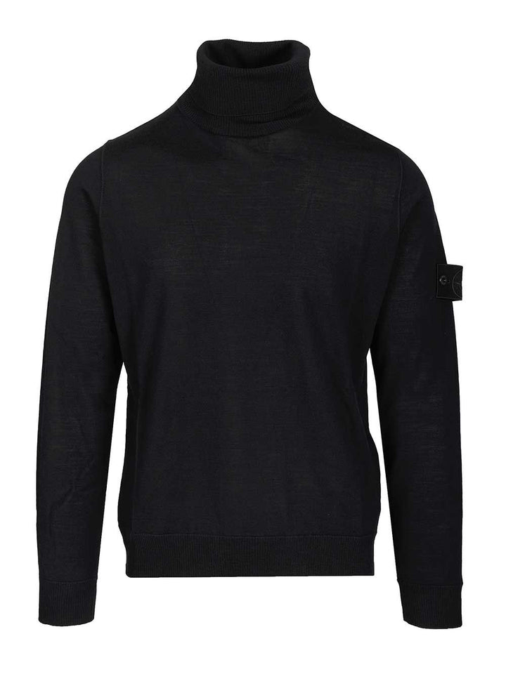 Stone Island Turtleneck Sweater Knitwear - Blu | f9685a25aaf631969bddfb24f33f96be0f14a218