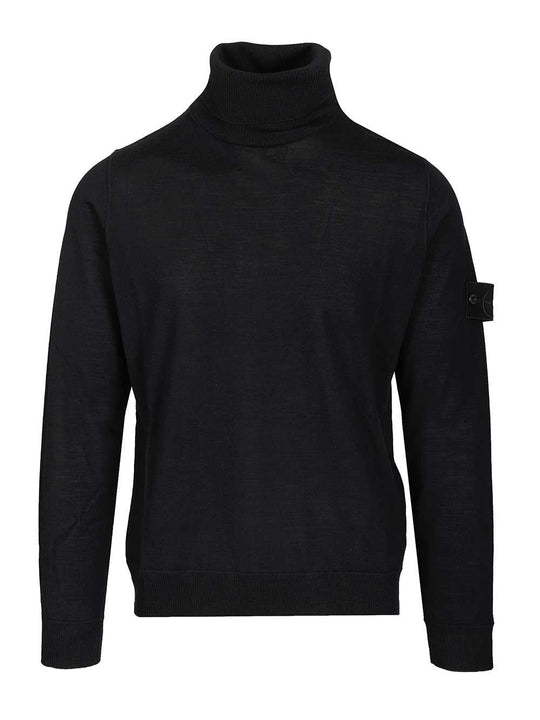 Turtleneck Sweater Knitwear Blu
