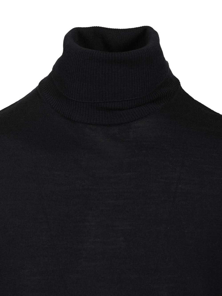 Stone Island Turtleneck Sweater Knitwear - Blu | baf490a926fffdae50914af86a0e2ff2dc9debd2