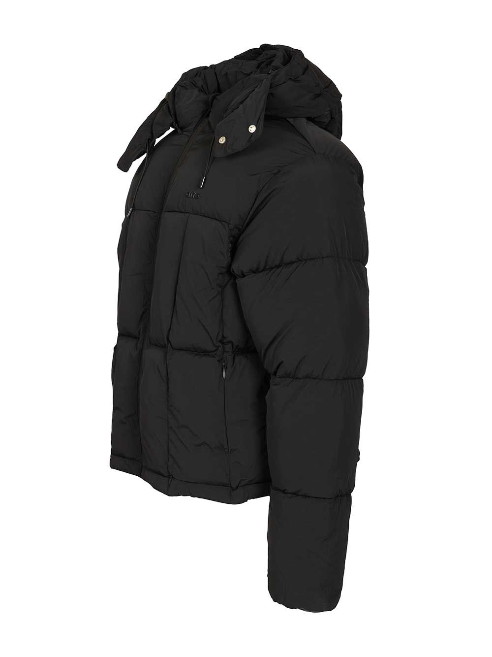 Arte Down Jacket With Hood With Drawstring Coats - Nero | 979a6a2f9b8266c2d4cc6c5d3bc1f44c02c13b6e