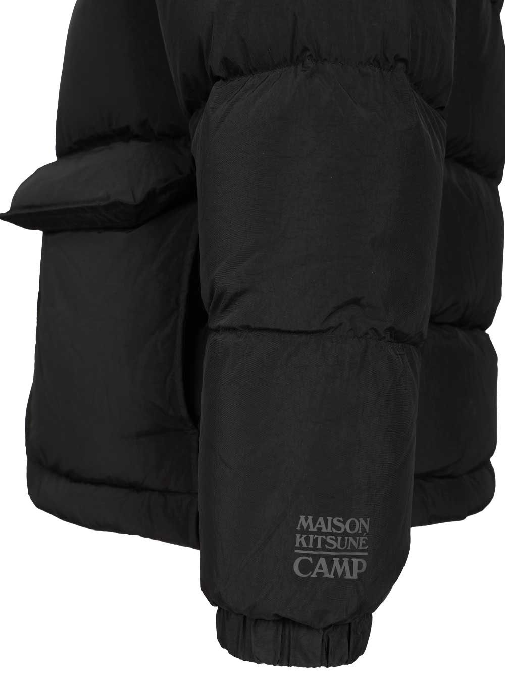 Maison KitsunÉ Lightweight Quilted Down Jacket Giacche - Nero | 6c27165165cb76691afc542e0c88b1acfb7877ce