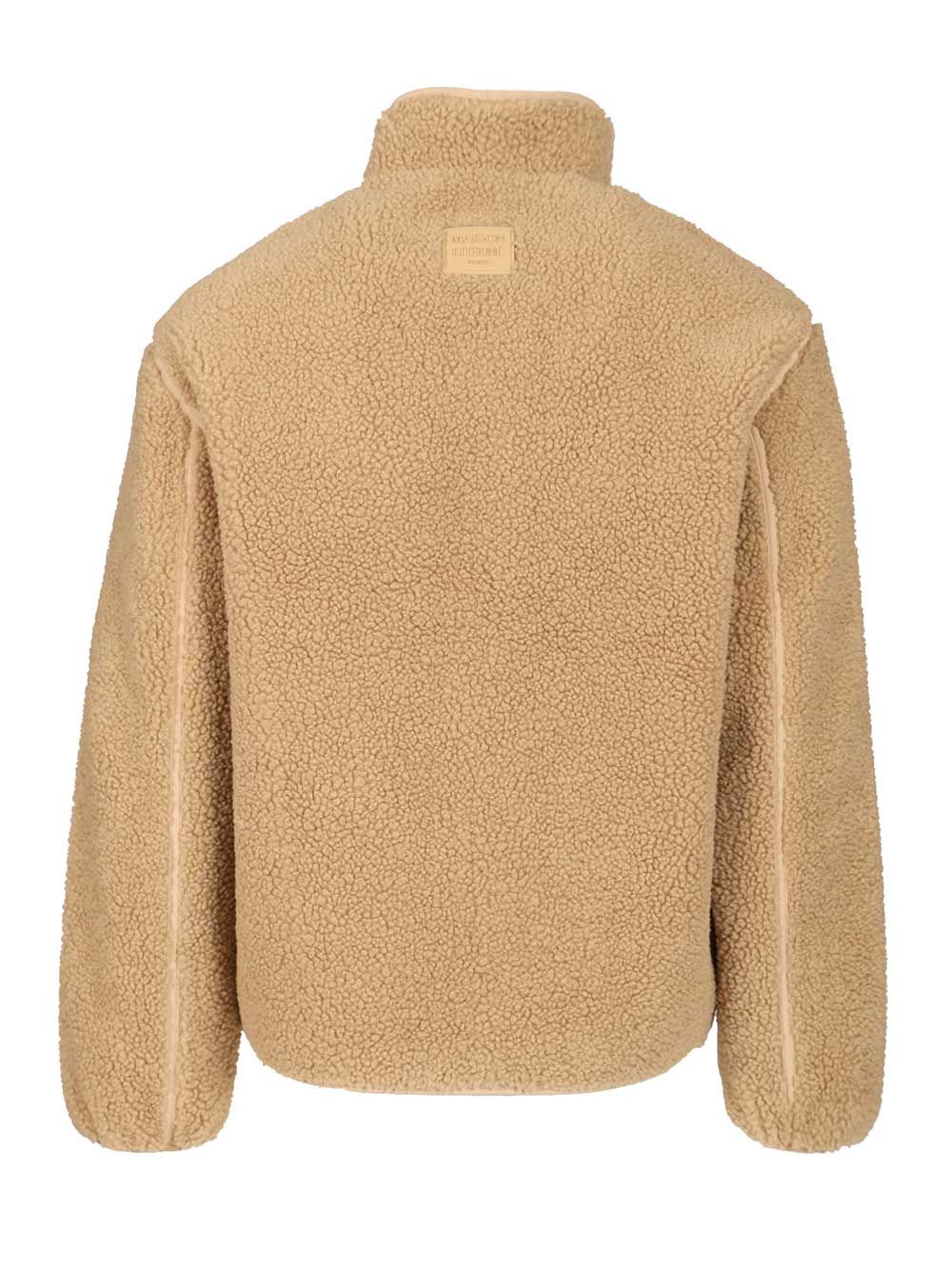Maison KitsunÉ Fleece Jacket Giacche - Beige | cf07111fa3d14925c62754cdf9f03aea6ad8a6ec