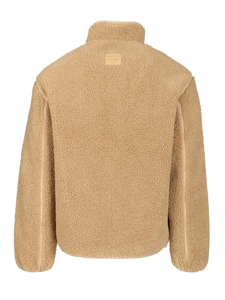 Maison KitsunÉ Fleece Jacket Giacche - Beige | cf07111fa3d14925c62754cdf9f03aea6ad8a6ec