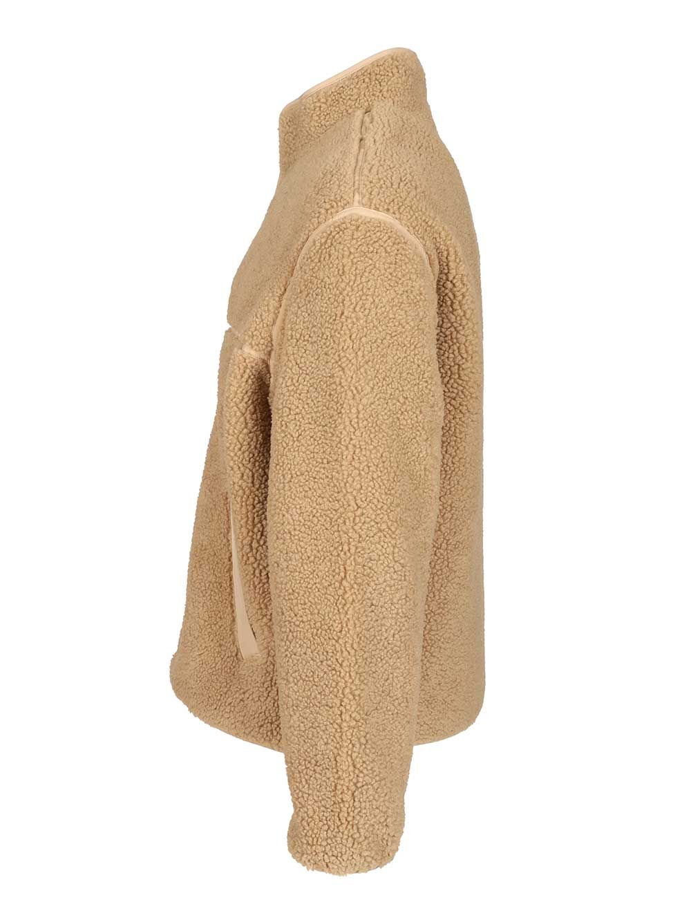 Maison KitsunÉ Fleece Jacket Giacche - Beige | 5e79fc512479a961dfc59beec4c911887320f11d