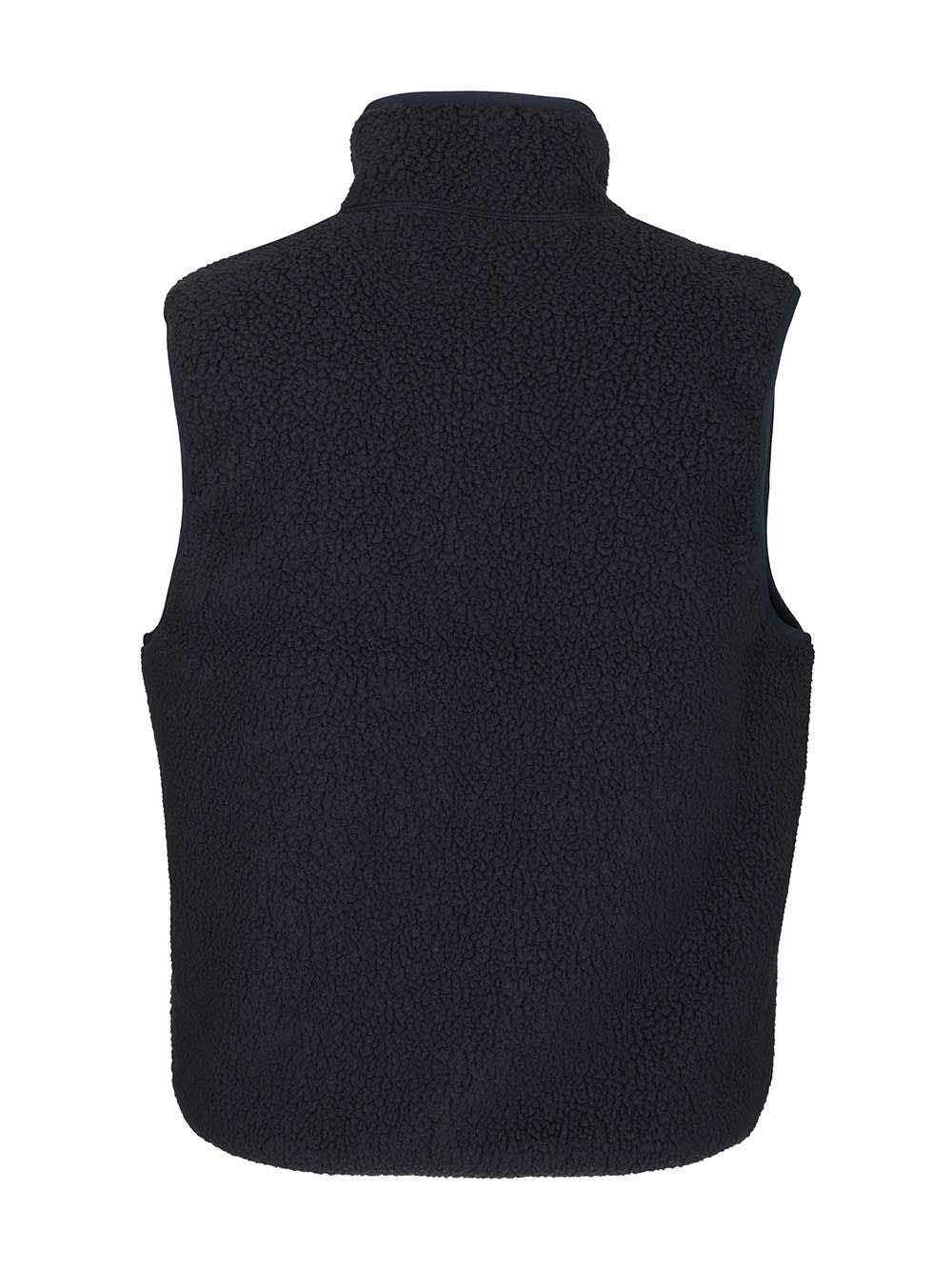 Maison KitsunÉ Fleece Vest Giacche - Blu | 61ef94659dc91654868ef50ab659909b226ea2ca
