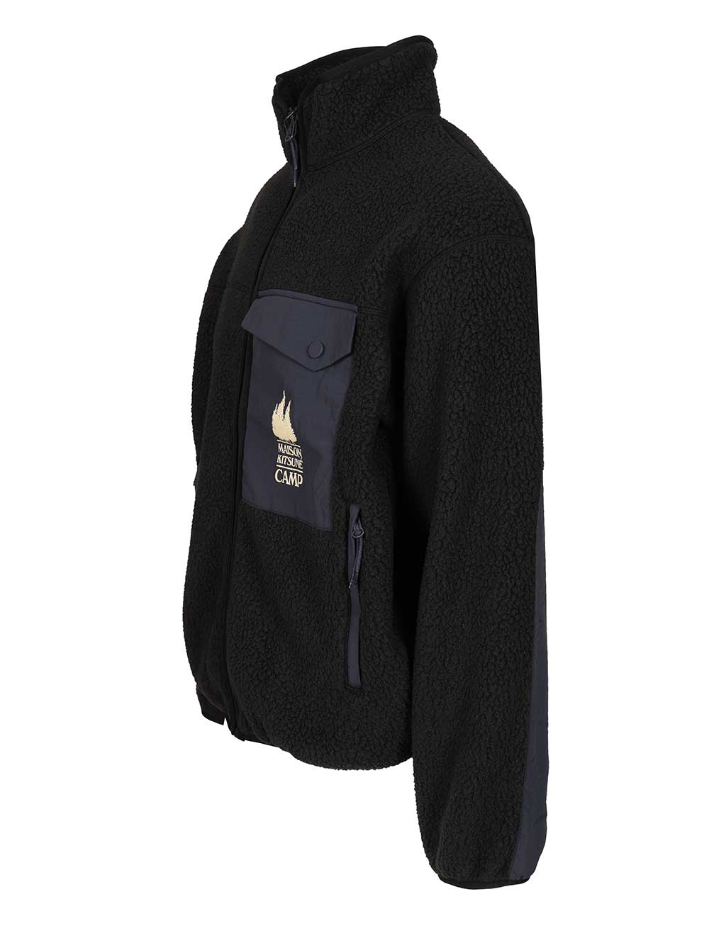 Maison KitsunÉ Fleece Jacket Giacche - Nero | e38eec7624030c3e3cffceb35345cae4af297161