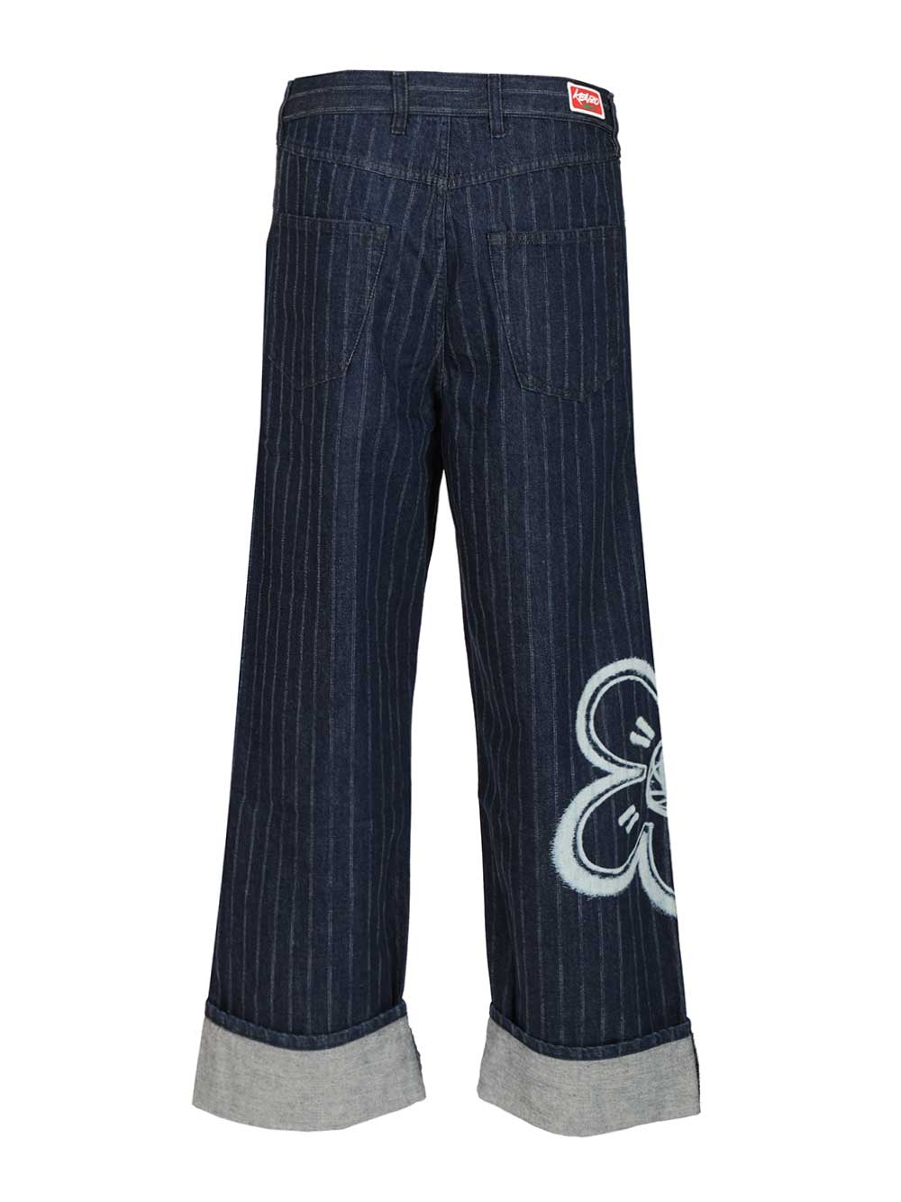 Kenzo Kenzo X Futura 2000 Cuffed Jeans - Blu | 87a952cb61b0fd022d22d59c62b02568d2f92c63