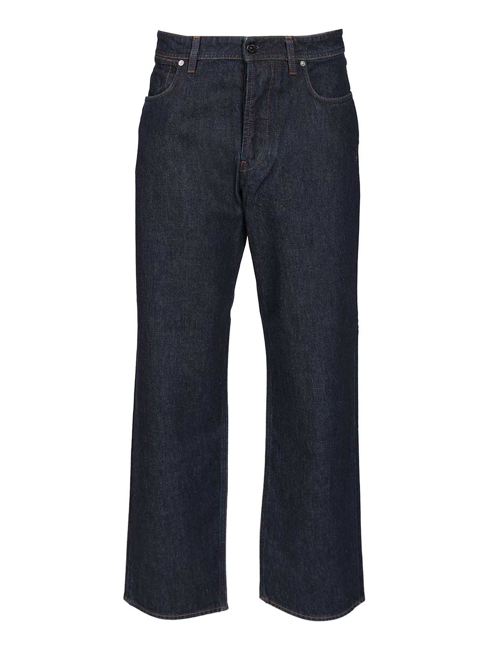 Stone Island Wide Leg Trousers Jeans - Blu | 8db28291babccf516aa2c59d3312421654fba9c8