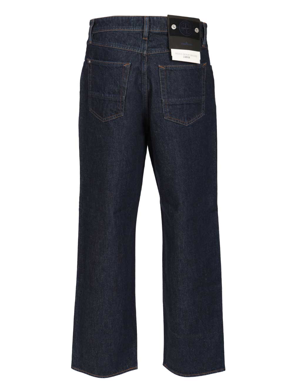 Stone Island Wide Leg Trousers Jeans - Blu | 17237b065a4a0fac8d818d495fafa9144f0cb3f7