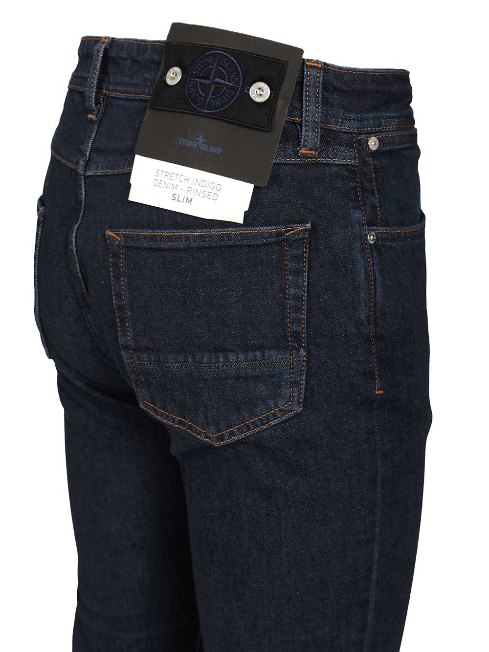 Stone Island Cigarette Trousers Jeans - Blu | 484fd6d623b826590882ff2515f576074ea24dc2