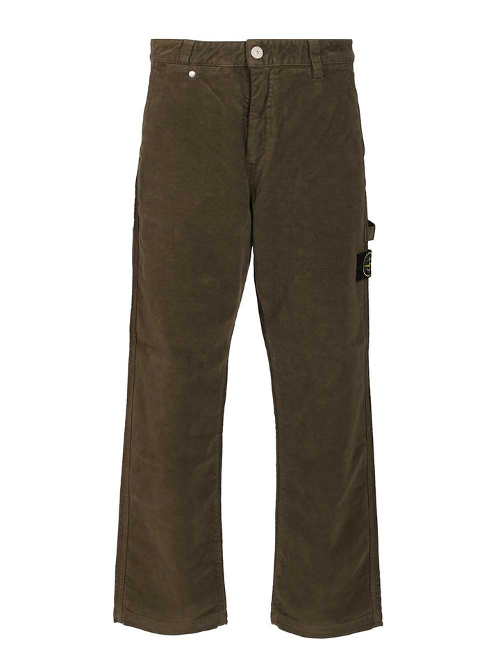 Stone Island Cotton Trousers - Verde | 1f9bdebf5ef41e66caf50a293ae6180bce287edd