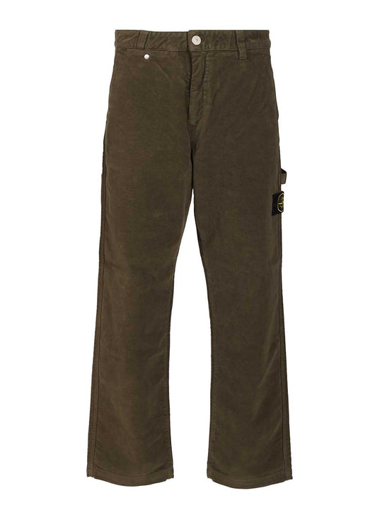 Cotton Trousers Verde
