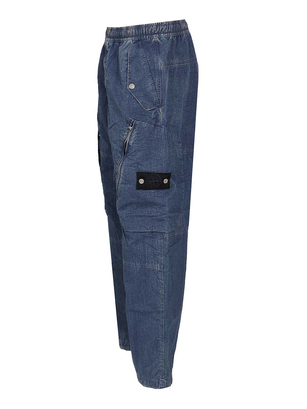 Stone Island Cargo Trousers - Blu | d1f01dbf1ebda278b5c6d8e403e47ea8d6cff8d0