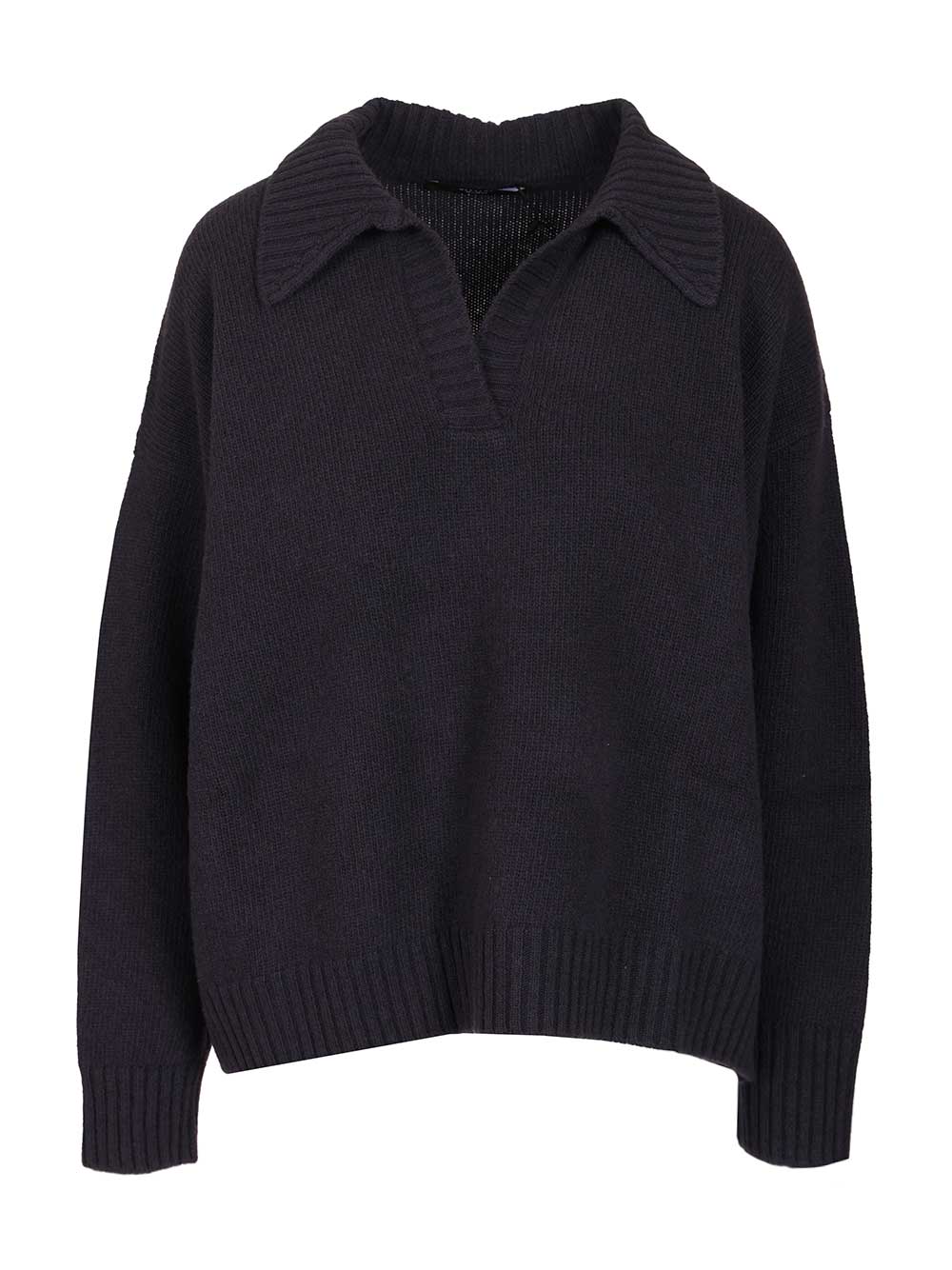 Weekend Max Mara Wool Yarn Polo Shirt Knitwear - Blu | 8a16fd551f897aa04a2a67e0ab63397b6ca0f314