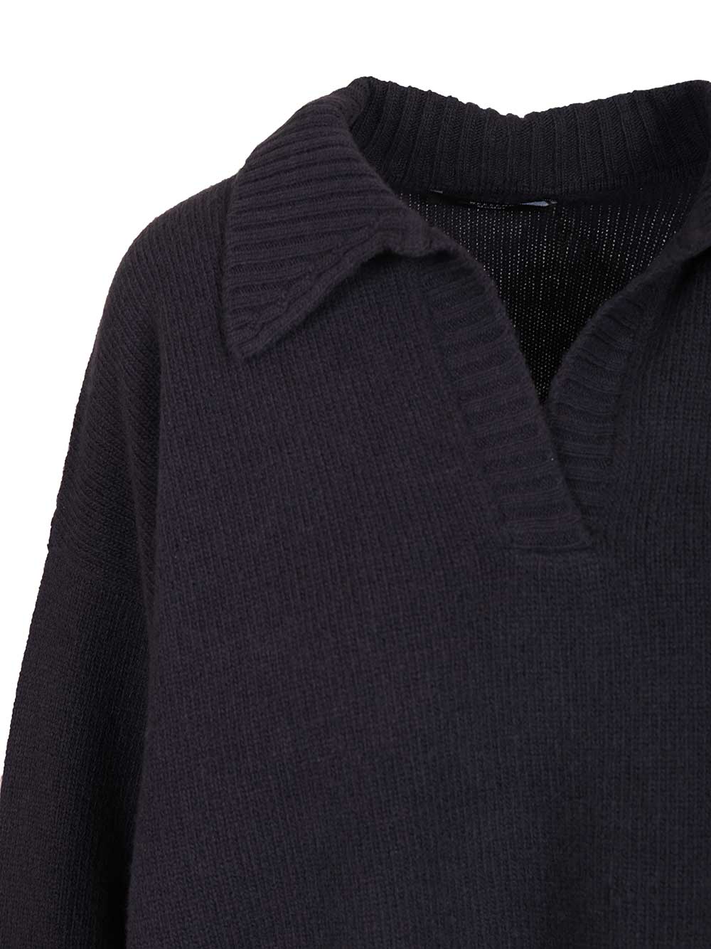 Weekend Max Mara Wool Yarn Polo Shirt Knitwear - Blu | 86bdba779e45bf6a2ff285b899921bde380083d7