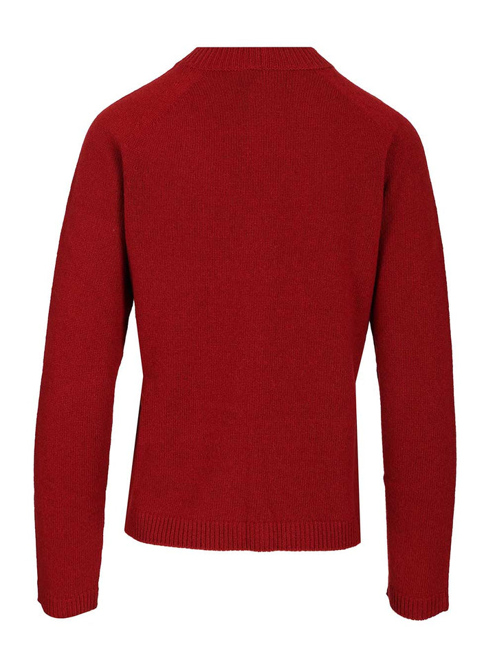 'S Max Mara Crew Neck Sweater Knitwear - Rosso | 07794722b9e175b32398ba7801dfba25a2ccc0f0