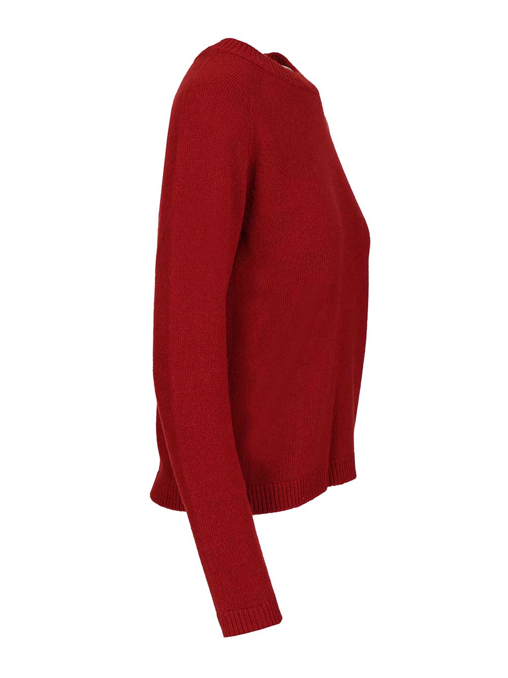 'S Max Mara Crew Neck Sweater Knitwear - Rosso | 84f3499513d12c46cbe89ec9a02dc6ef814f200d