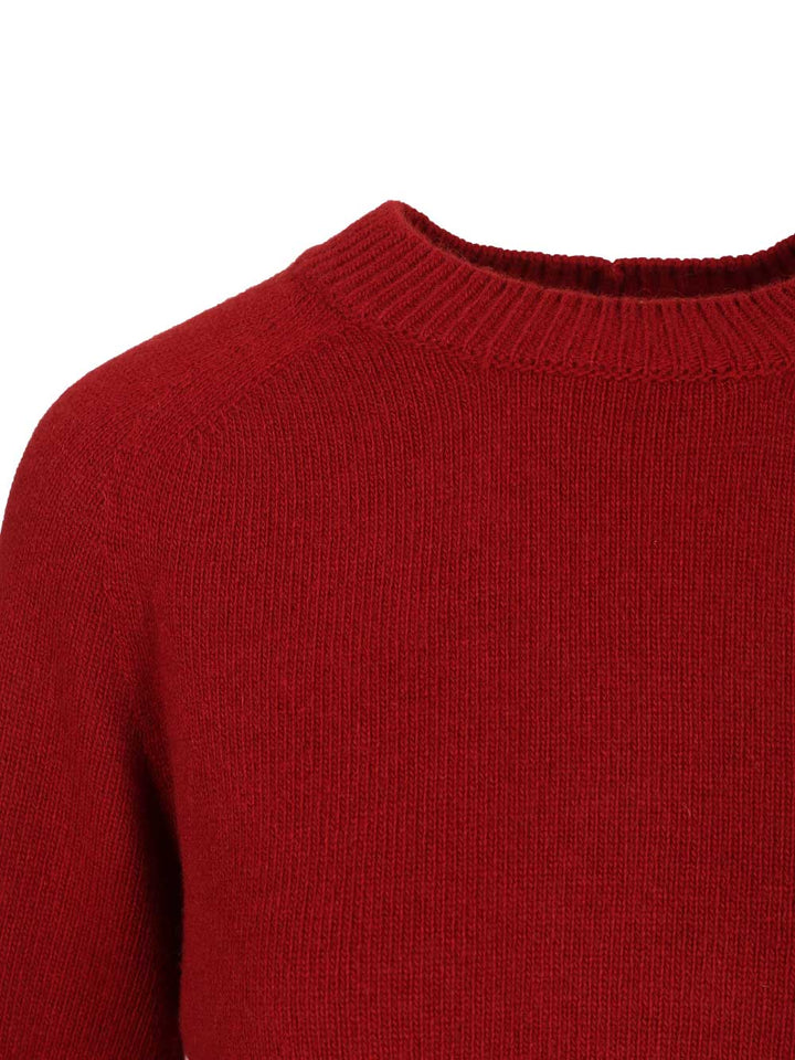 'S Max Mara Crew Neck Sweater Knitwear - Rosso | c0fb165923a3ea44725ef723de358d327ab2e5b8