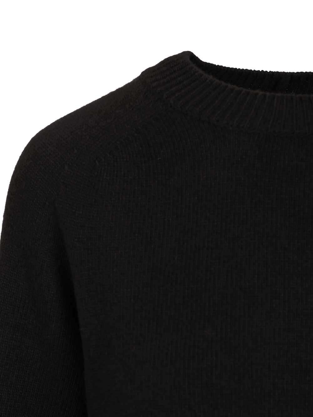 'S Max Mara Crew Neck Sweater Knitwear - Nero | 458cd85a060071240645c1e81ee6a2f99db3d3f5
