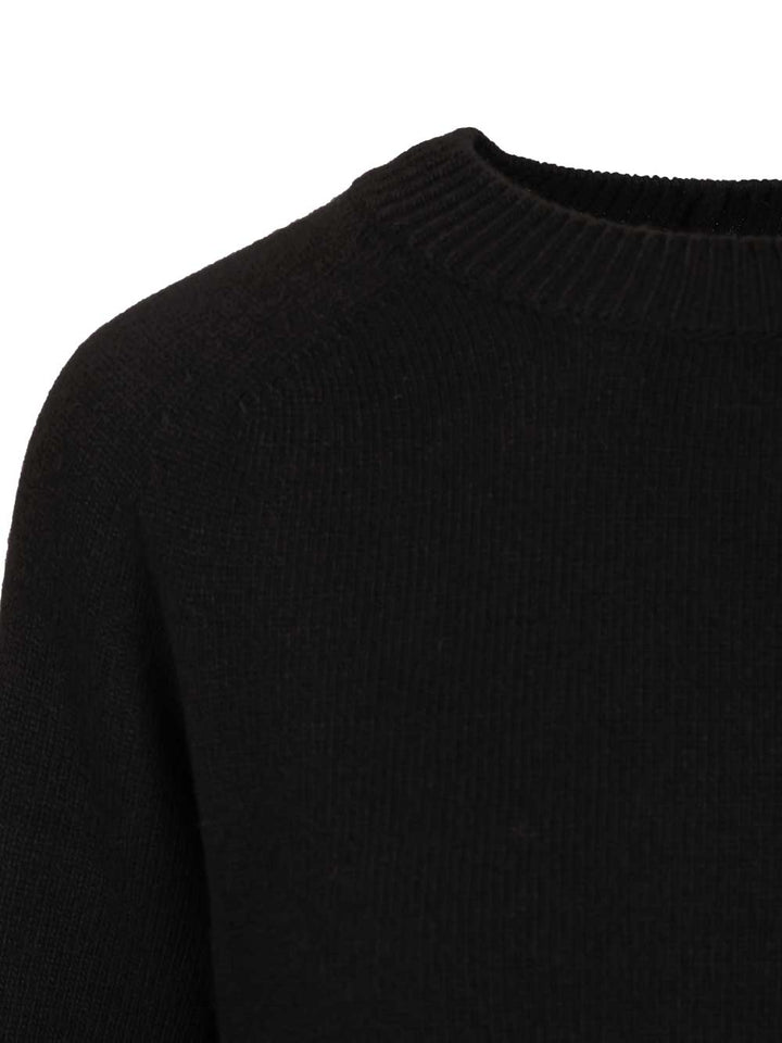 'S Max Mara Crew Neck Sweater Knitwear - Nero | 458cd85a060071240645c1e81ee6a2f99db3d3f5