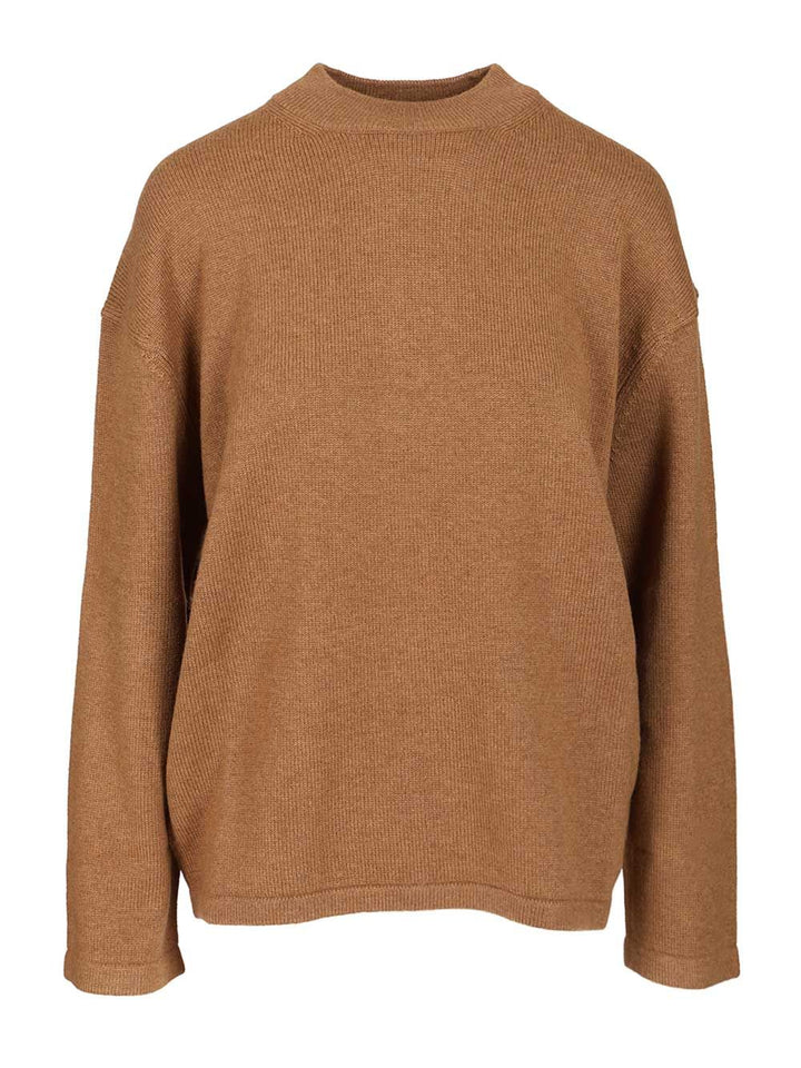 Max Mara Studio Pisano Knitwear - Marrone | 47e718779c779f07dedd9df31fc270b44afcabe2