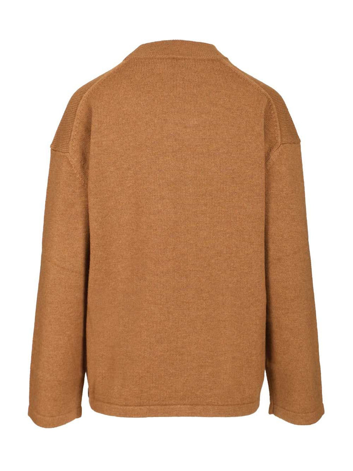 Max Mara Studio Pisano Knitwear - Marrone | 1e4d7f534a233e509ba7b399029d031aa0a806ed