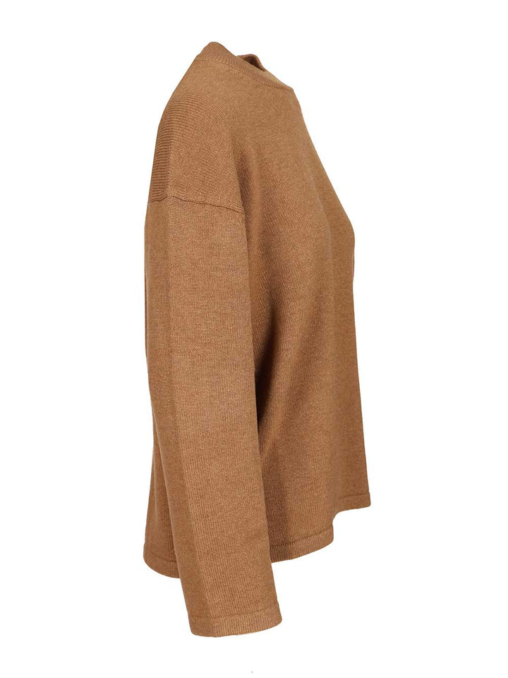 Max Mara Studio Pisano Knitwear - Marrone | cfda7c32ffb6ad6f7e1a8ae00cc7b37c64ae4cb4