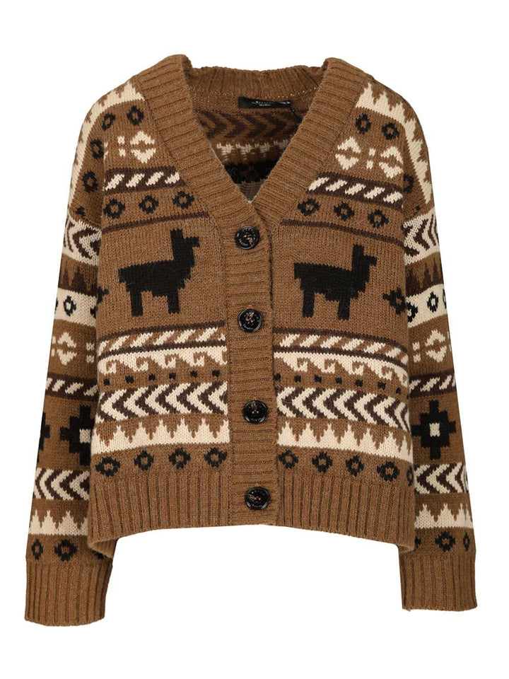 Weekend Max Mara Jacquard Cardigan Knitwear - Multicolor | c0c6d7eea1a5236135e26e2001c921669964cd95