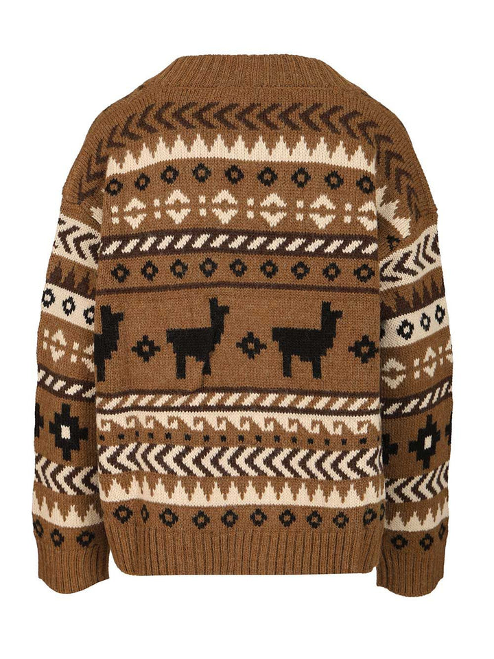 Weekend Max Mara Jacquard Cardigan Knitwear - Multicolor | ff26d1b6421611fce7e318e95e4d4a93069b8ce3