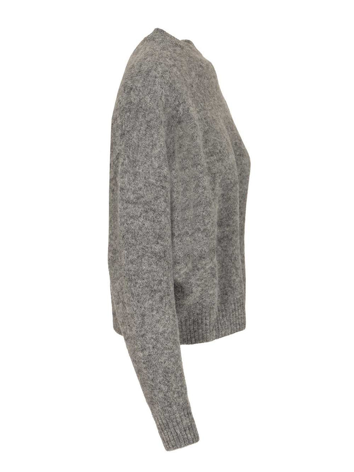 Weekend Max Mara Wool And Alpaca Sweater Knitwear - Grey | 9f1fe8a36b8a91d10731c377b750299d079019f0