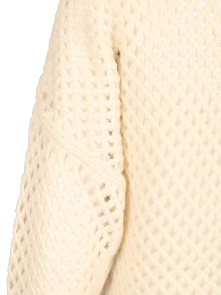 Max Mara Cashmere And Silk Sweater Knitwear - Bianco | a3c187c806ba82155b9d61e8a3f9c19bcf8d88d9