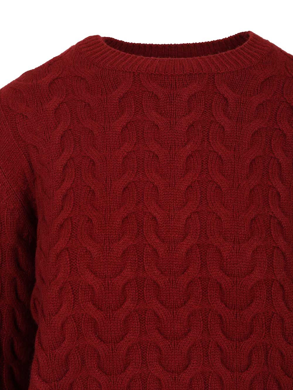 Max Mara Slim Cashmere Sweater Knitwear - Rosso | 2a9e956a9afdc73966b9135b9dc1f9caa89dcc3f