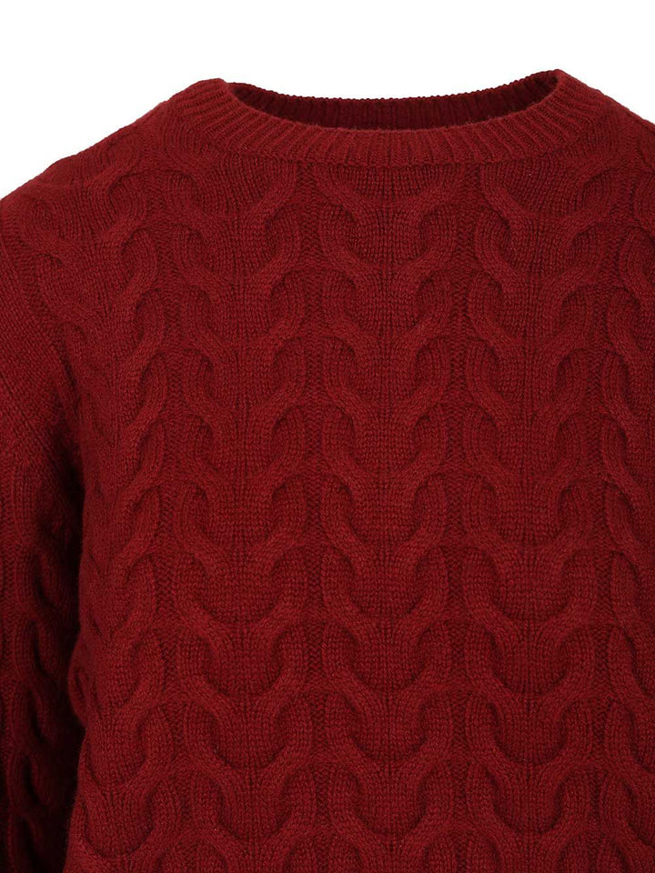 Max Mara Slim Cashmere Sweater Knitwear - Rosso | 2a9e956a9afdc73966b9135b9dc1f9caa89dcc3f