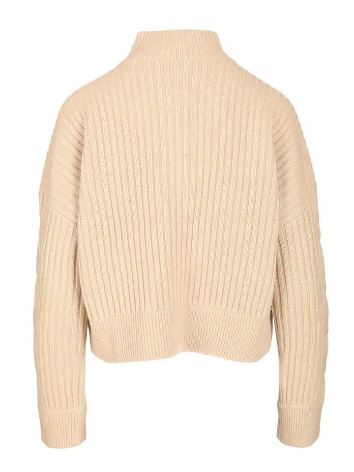 Max Mara Wool And Cashmere Cardigan Knitwear - Beige | 3d9ac0116c094b1b05f5fcc2c995ee44489f8a95