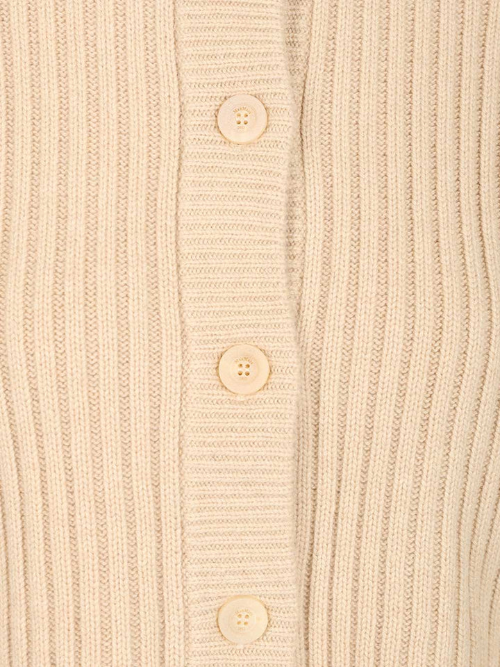 Max Mara Wool And Cashmere Cardigan Knitwear - Beige | a02f43f1fcfb649b168b044c6c03da6a8892eedd