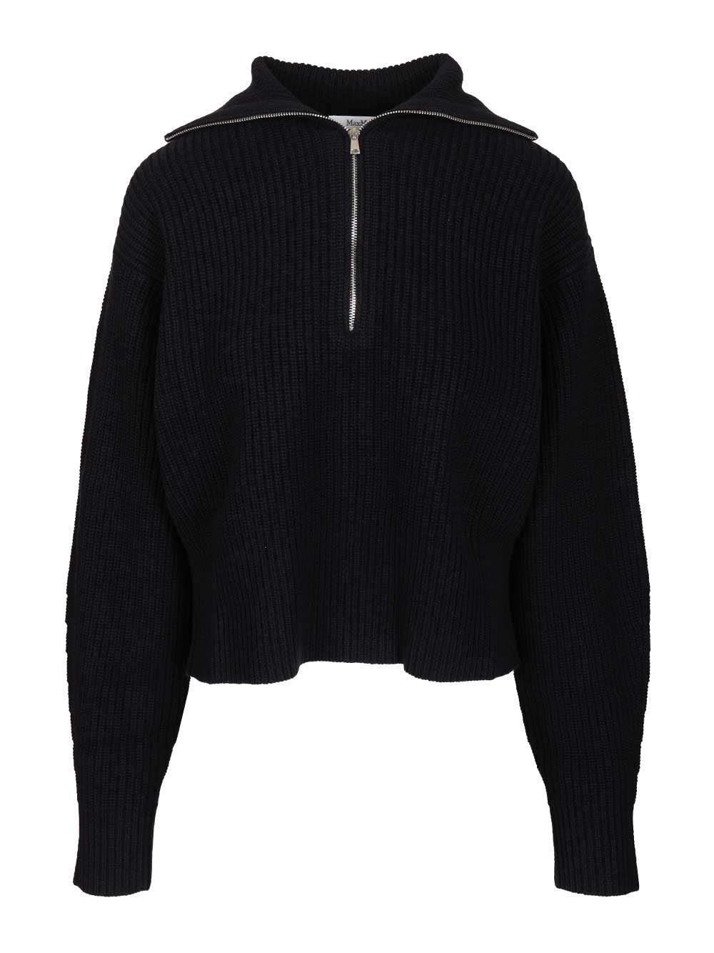 Max Mara Zip-Up Sweater Knitwear - Blu | a11e08c9c1a69c1b70d6e2749c384b9d0f860ffa